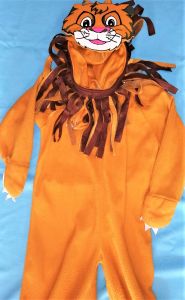 Kids Costumes to Hire - Lion Onesie & Headpce